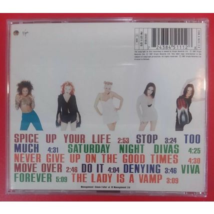 SPICEWORLD by SPICE GIRLS (CD, 1997 - Virgin - USA) Very Good Condition!!!