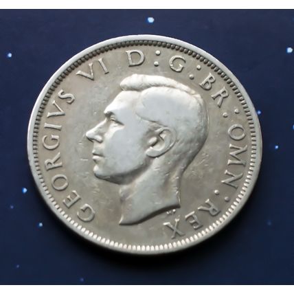 1948 King George VI Cupro-Nickel Half-crown 2/6 Great Britain UK English No2