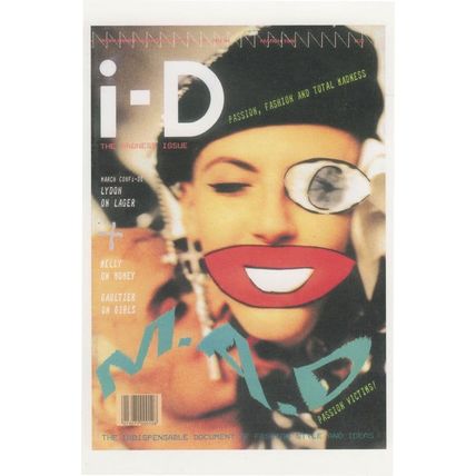 Judy Blame Punk Rock Fashion Clothes Designer Magazine Postcard