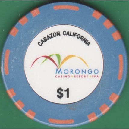 Morongo. $1 Casino Chip. Cabazon, CA. I87.