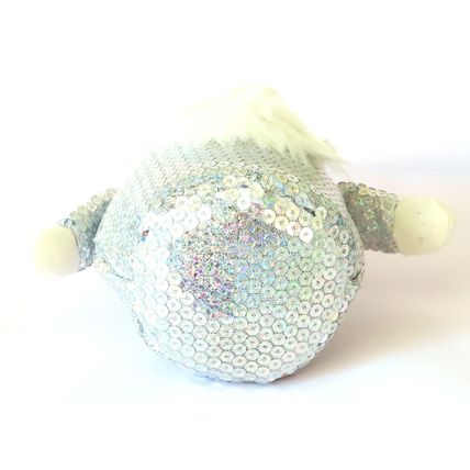 Christmas Gonk Silver Sequins 26 CM