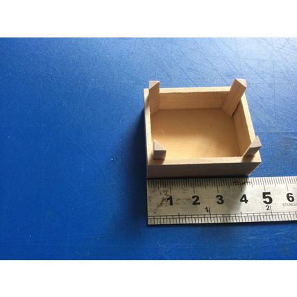 Pair of Crates 1:12th Dolls House Miniature