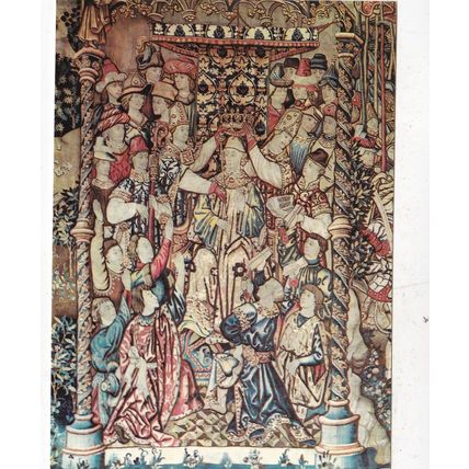 Reims Palais du Tau Sacre du Roi Tapisserie France Postcard unused VGC