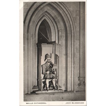 Unused Vintage Real Photo - Wells Cathedral, Somerset - Jack Blandiver