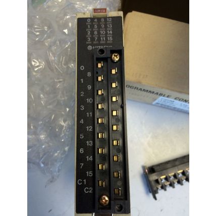 HITACHI 33016135-6, 16POINT 24VDC SINK TRANSISTOR H200 POM-TW, 1696-7333,Cf