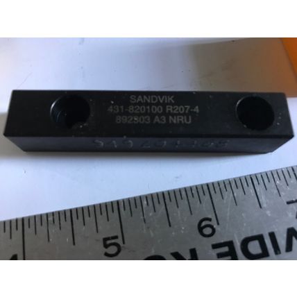 LOT 2 SANDVIK 431-820100 R207-4 INSERT TOOL BIT CLAMP LATHE,892303 a3 NRU,EM