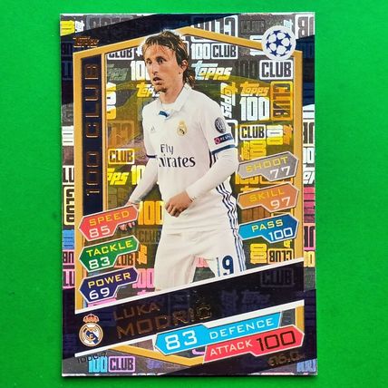 Topps Match Attax Uefa CL 2016/17 - C7 Luka Modric 100 Club One Hundred 100C 7