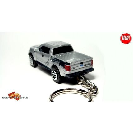 HTF KEYCHAIN SILVER FORD™ F150 RAPTOR CUSTOM Ltd. Ed. GREAT GIFT NOVELTY