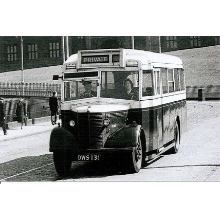 Black & White Photograph of Edinburgh Corporation Transport - DWS 131