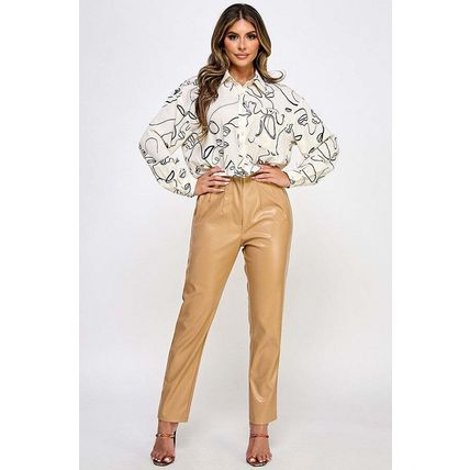 Faux Leather Pants