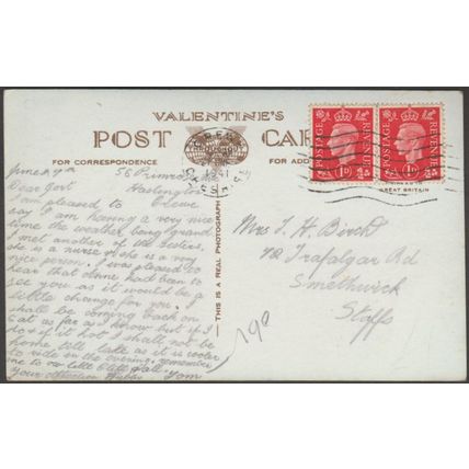 Almshouses, Sandbach, Cheshire, 1941 - Valentine's RP Postcard