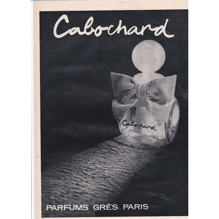 1974 CABOCHARD PERFUME MAGAZINE ADVERT