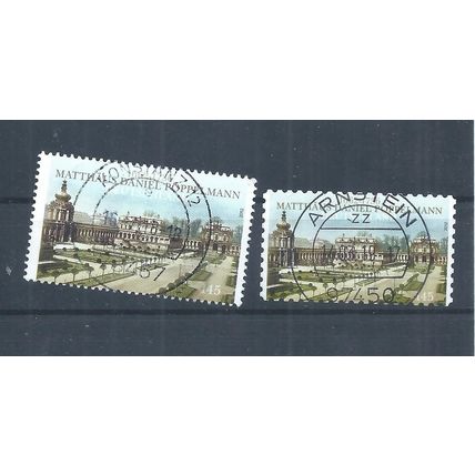 Germany Stamps 2012 Mattaus Daniel Poppelman used SG 3756 & 3765 (AR381)
