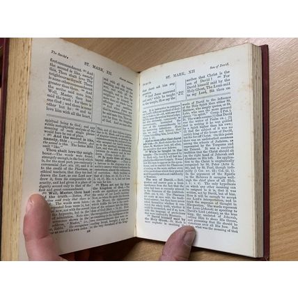 ANTIQUE ELLICOTT'S NEW TESTAMENT COMMENTARY VOL 2 ST MARK BOOK (P3)