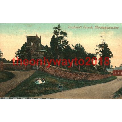 Scaldwell Church, Northamptonshire, R H & Son Postcard
