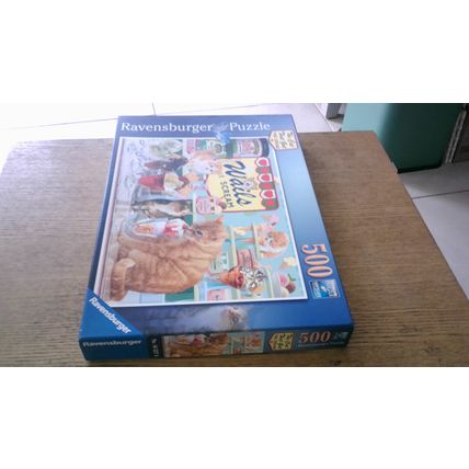 THE CAT THAT GOT THE CREAM by Steve Read Jigsaw (500 Piece) Ravensburger 2020