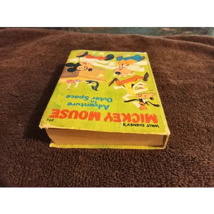 Big Little Book Mickey Mouse Adventure In Outer Space #20 By George E Davie 1968