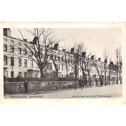 Portsmouth Dockyard. Admiral Supt. & Officer's Residences pu 1904