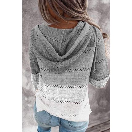 Beach Bonfire Knitted Hoodie