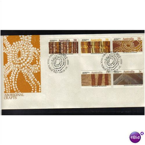 1987 AUSTRALIA ABORIGINAL CRAFTS FDC