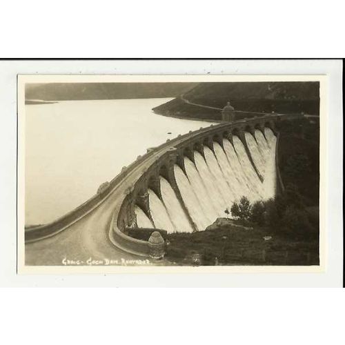 Wales GRAIG GOCH DAM Postcard by Wallace Jones