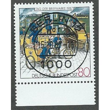 GER 1987 80pf 'STAMP DAY' FINE USED (EBID49-430)