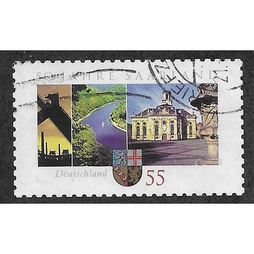GER 2007 €0.55 (S/A) 'SAARLAND' FINE USED (EBID54-193)
