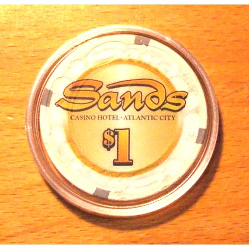 SANDS $1. CASINO CHIP - ATLANTIC CITY, New Jersey