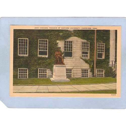 MA Cambridge John Howard Founder Of Harvard University ma_box1~423