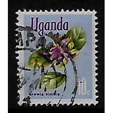 UGANDA 1969 FLOWES 10c GREWIA SIMILIS SG 132 FINE USED#2