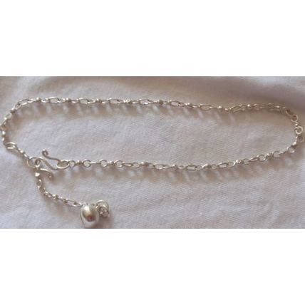 Capri silver anklet A
