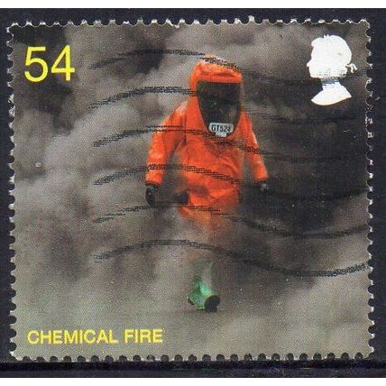 GB 2009 Fire & Rescue Services - Chemical Fire 54p Used