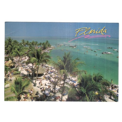 HOLIDAY ISLE, FLORIDA, USA used postcard not posted =