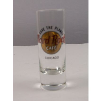 Hard Rock Cafe Chicago 4" Tall Shot Glass