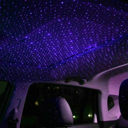 USB LED Star Night Light Lamp Car Roof Interior Atmosphere Projector Light Decor