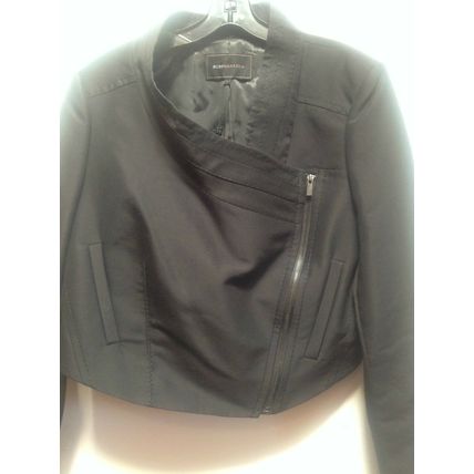 BCBG MAXAZRIA BLACK BOXY SMART JACKET LARGE RET £216 BNWT