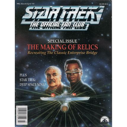 MAGAZINE - STAR TREK OFFICIAL FAN CLUB MAGAZINE NO. 90 (1993)