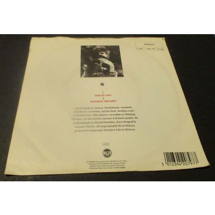 Fairground Attraction - Find My Love - 7'' Vinyl Single Picture Sleeve