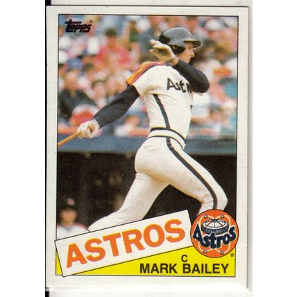 1985 Topps Baseball card 64 Mark Bailey RC