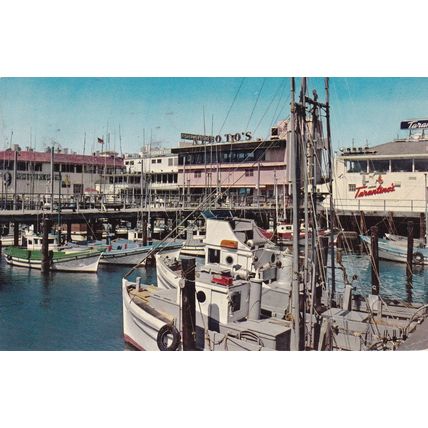 San Francisco - Lot of 7 - Vintage Postcards - Candlestick Park, Alcatraz