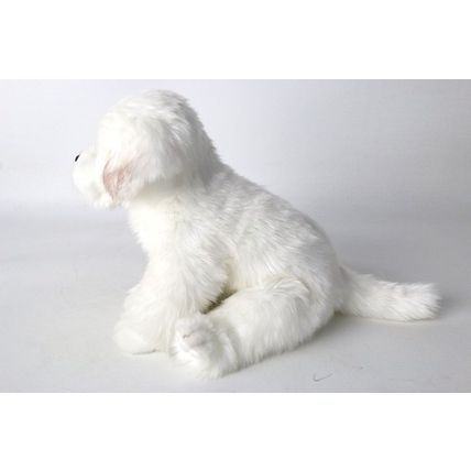 Bichon Frise Puppy Stuffed Animal Dog Plush Toy Cute Simulation Pet Fluffy Baby