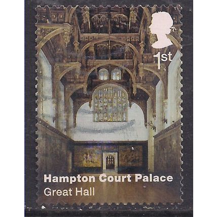 GB 2018 QE2 1st Hampton Court Palace Great Hall Self Adhes used SG 4116 ( D315 )