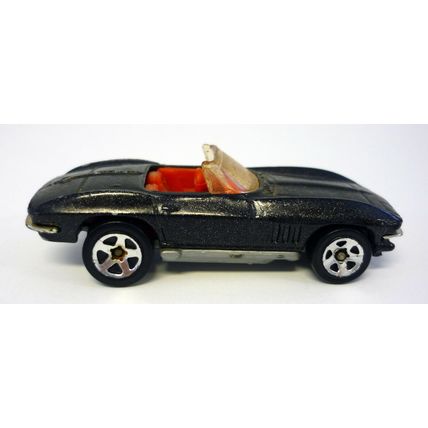 Hot Wheels '65 Corvette #19 First Editions 19 of 36 Black Die-Cast Car 2000