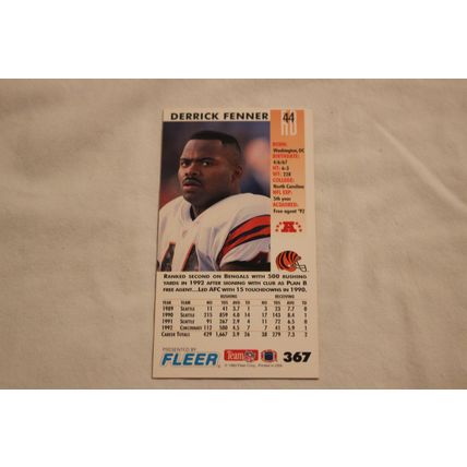 Derrick Fenner 1993 GameDay GameDay '93 NO. 367