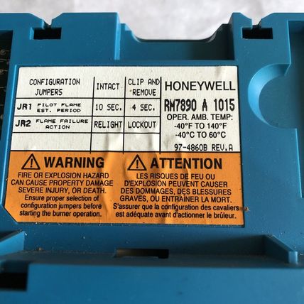 HONEYWELL RM7890 A 1015 BURNER RM7890A1015 Control,relay Module,CS