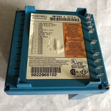 HONEYWELL RM7890 A 1015 BURNER RM7890A1015 Control,relay Module,CS