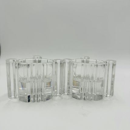 Vintage Set of 2 Lenox Fine Crystal Votive or Candle Stick/Tapper Holders