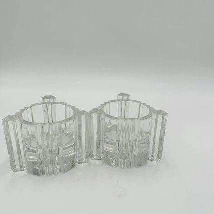 Vintage Set of 2 Lenox Fine Crystal Votive or Candle Stick/Tapper Holders