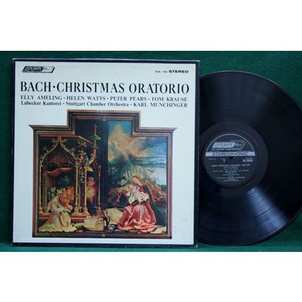 Munchinger/Ameling - Bach: Christmas Oratorio - 3-LP - OSA 1386 - VG+