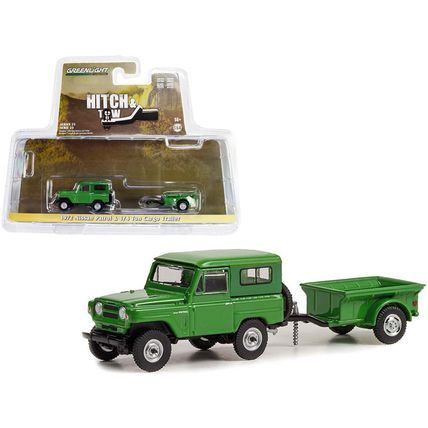 1972 Nissan Patrol Green with 1/4 Ton Cargo Trailer "Hitch & Tow" Series 25 1...